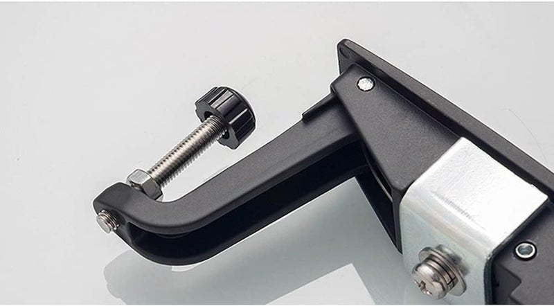 STHang-D 2PCS Compression Latch Lock Trigger Latch Lock, Zinc Alloy Adjustable Lever Hand Operated Compression Latch with Raised Trigger, Non-Locking, Flush Lever Latch (Black) - Image 5